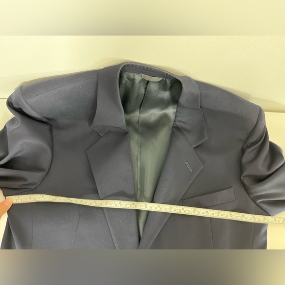 W&J Wilson Chest Size 42” Navy Blazer with Gold Buttons - Picture 14 of 14